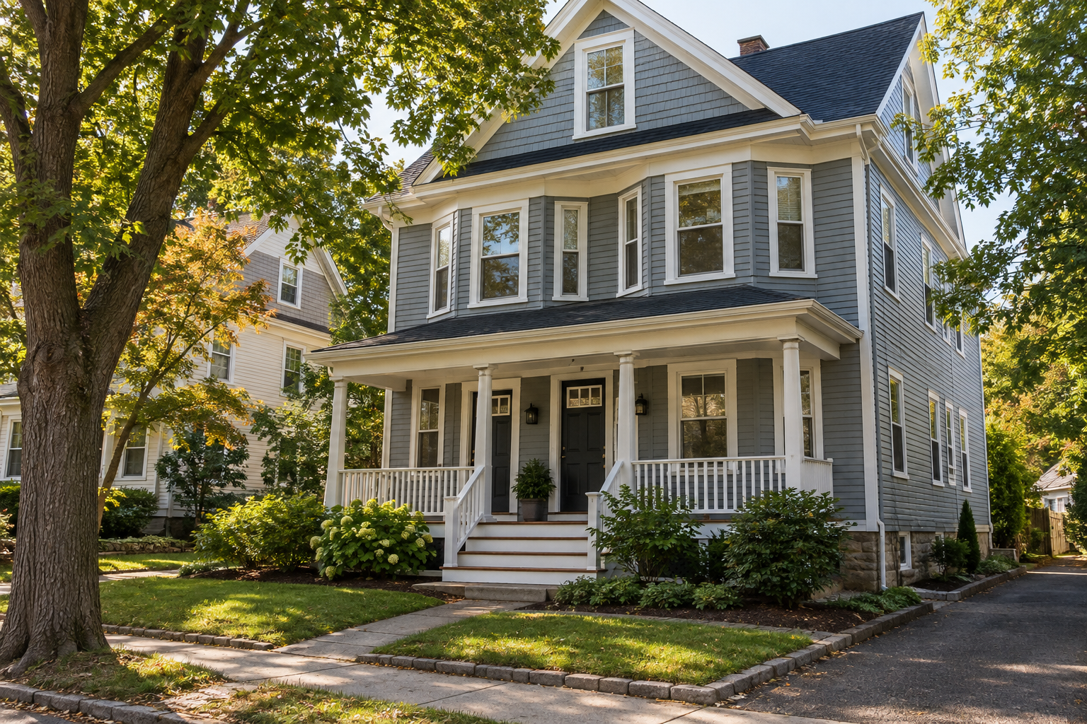 Residential building exterior
